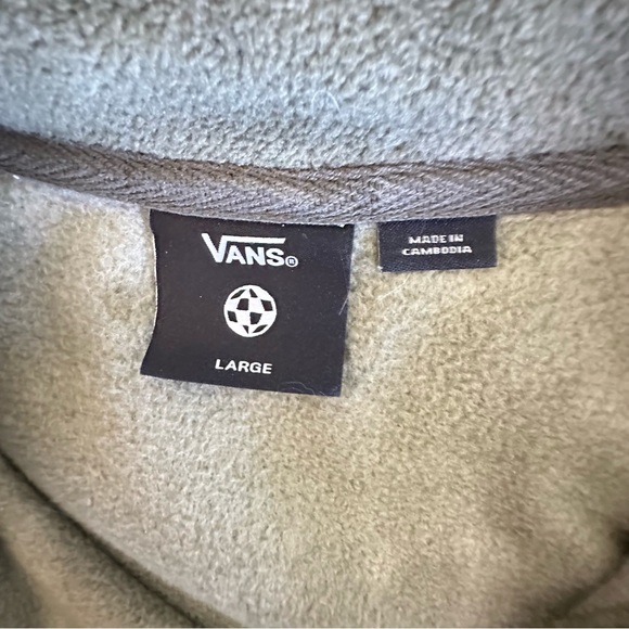 Vans Quarter Snap Green Sweater - Picture 3 of 6